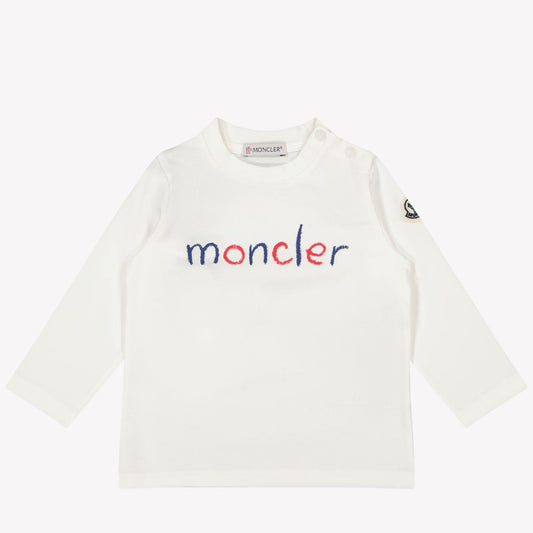 Moncler Baby Boy T-Shirt In Wit