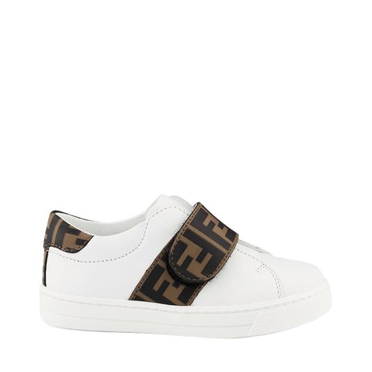 Fendi Kids Unisex Sneakers Wit
