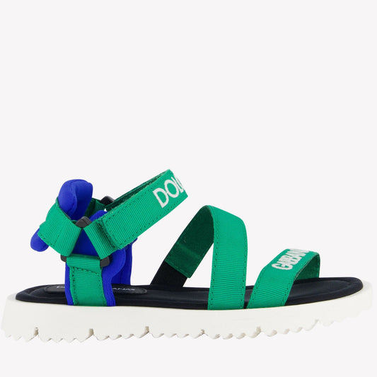 Dolce & Gabbana Kids Jongens Sandalen Groen