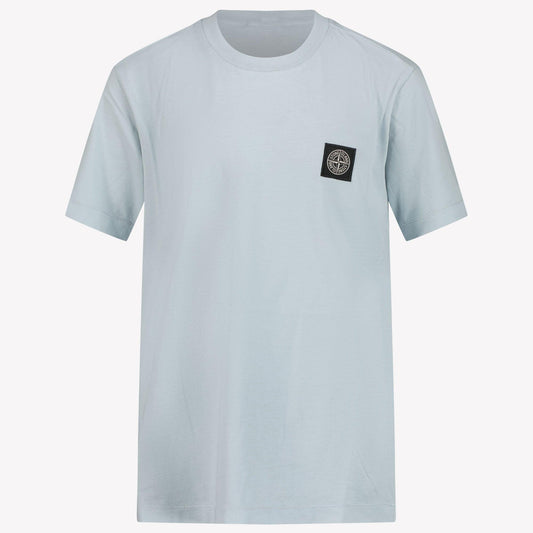 Kids Stone Island - Boy T-Shirt In Licht Blauw