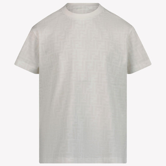 Kids Fendi - Unisex T-Shirt In Wit