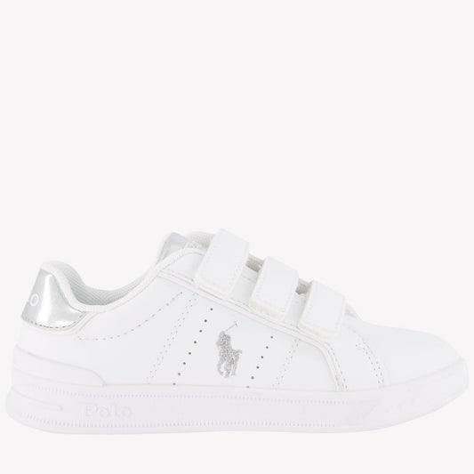 Ralph Lauren Heritage Court Girls Sneakers Wit