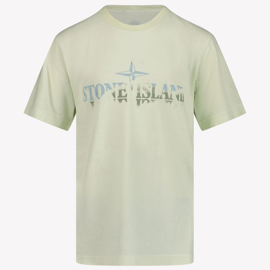 Kids Stone Island - Boy T-Shirt In Lime