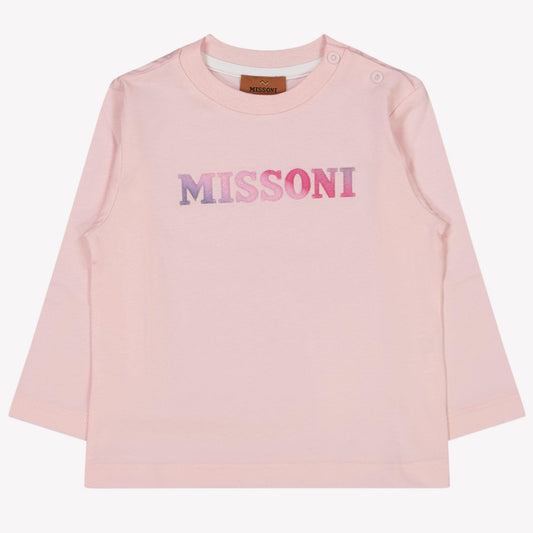 Missoni Baby Girls T-shirt Licht Roze