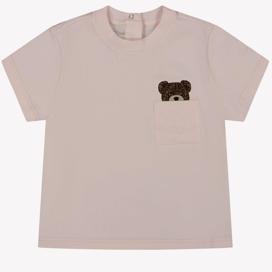Fendi Baby Girls T-shirt Licht Roze