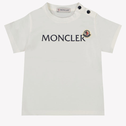 Moncler Baby Boy T-Shirt In Wit