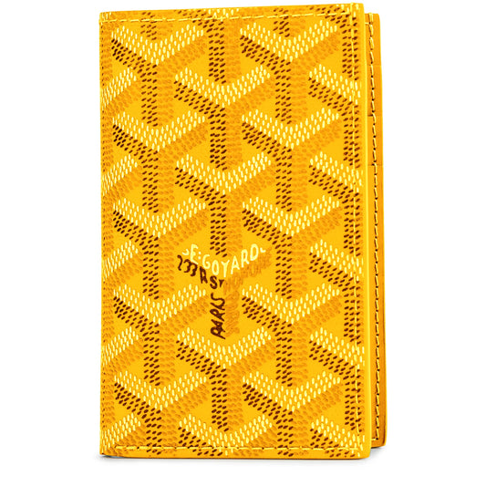Goyard Saint-Pierre Card Wallet Yellow